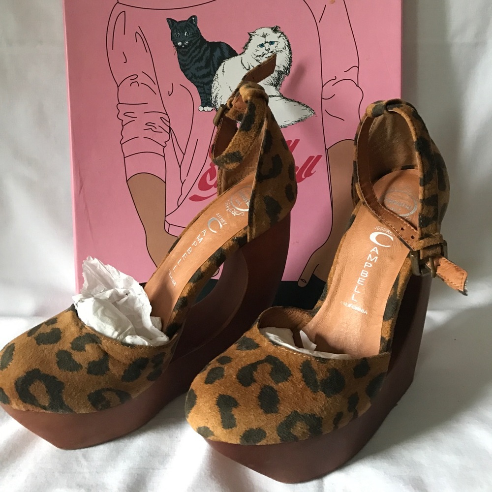 Jeffrey Campbell leopard heels